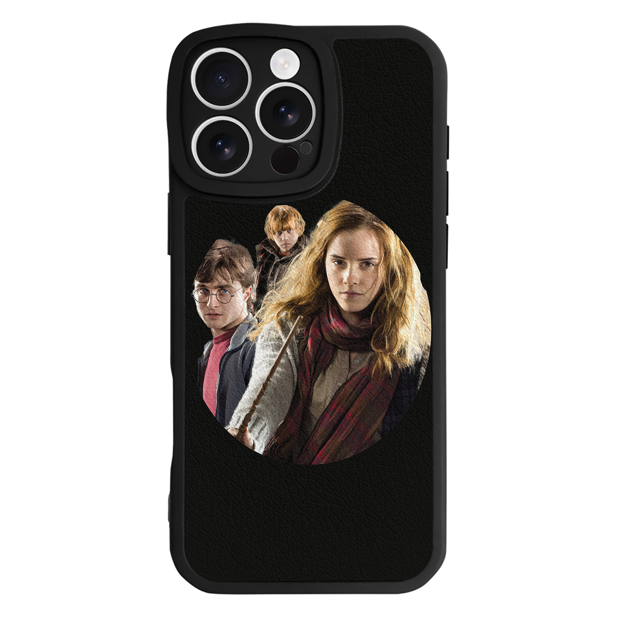 （画像用） Harry Potter ハリー・ポッターシリーズ 【iPhone 16シリーズ対応】シリコンスマホケース（レザー調） 材質：シリコン